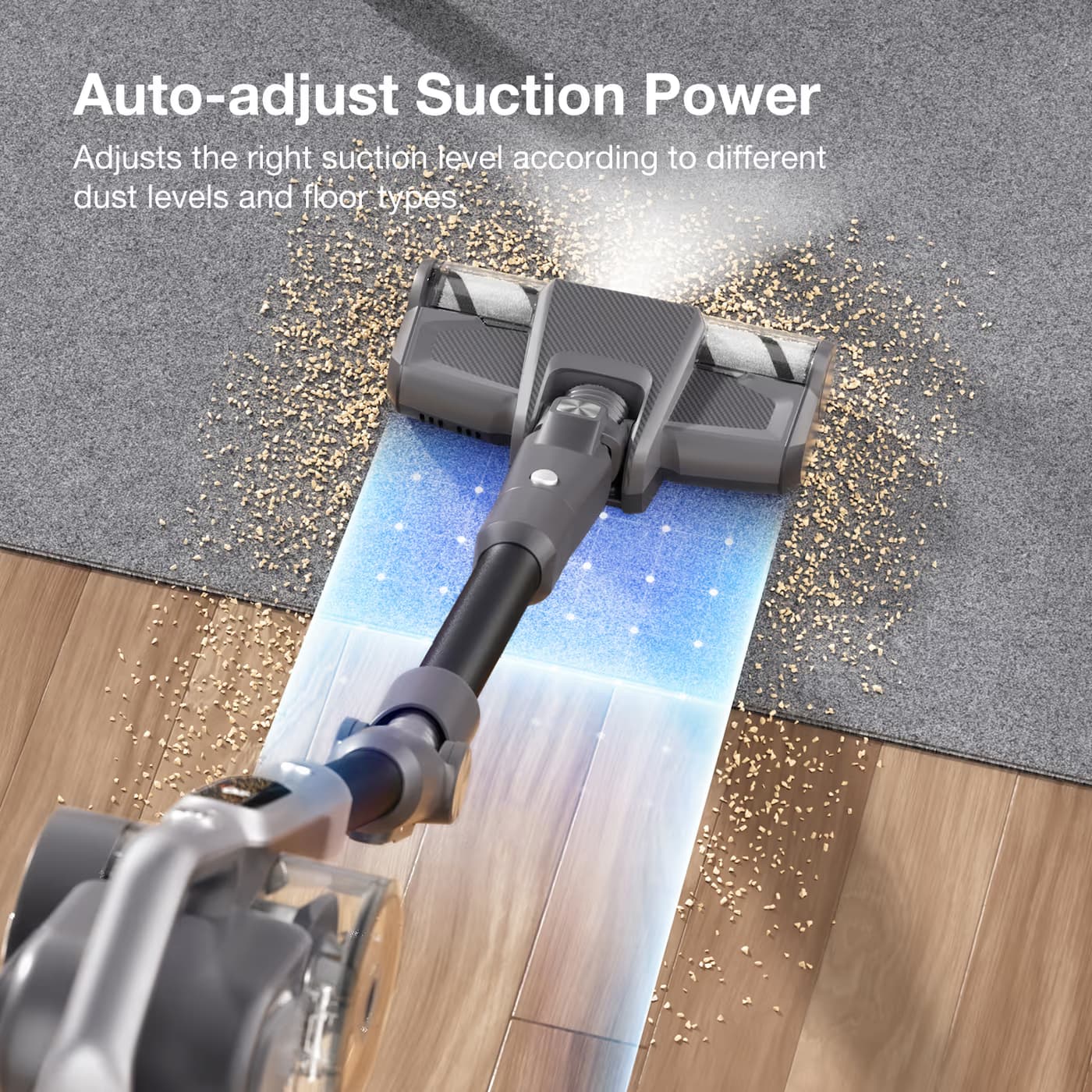 550W power, 185 AW suction