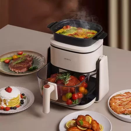 JIMMY AF3 Multi-Functional Air Fryer | Pan Fry 2-in-1 | 1100W | 4L VISIBLE FRYING POT | HD TOUCH DISPLAY
